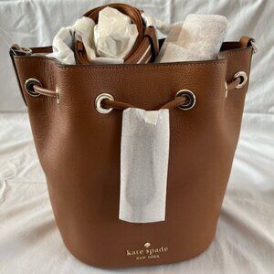 Kate Spade Brown Bucket Bag -New